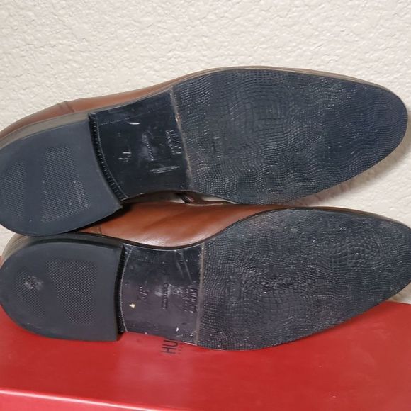 Hugo Boss Square Loafer‎ Dark Brown Leather Mens Size 8.5 - Picture 5 of 6